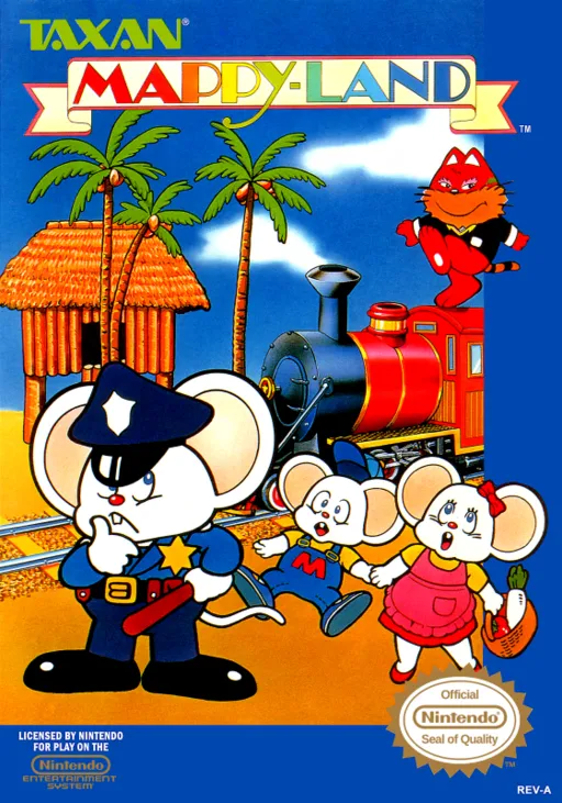 Mappy-Land (USA, Europe) (Virtual Console)